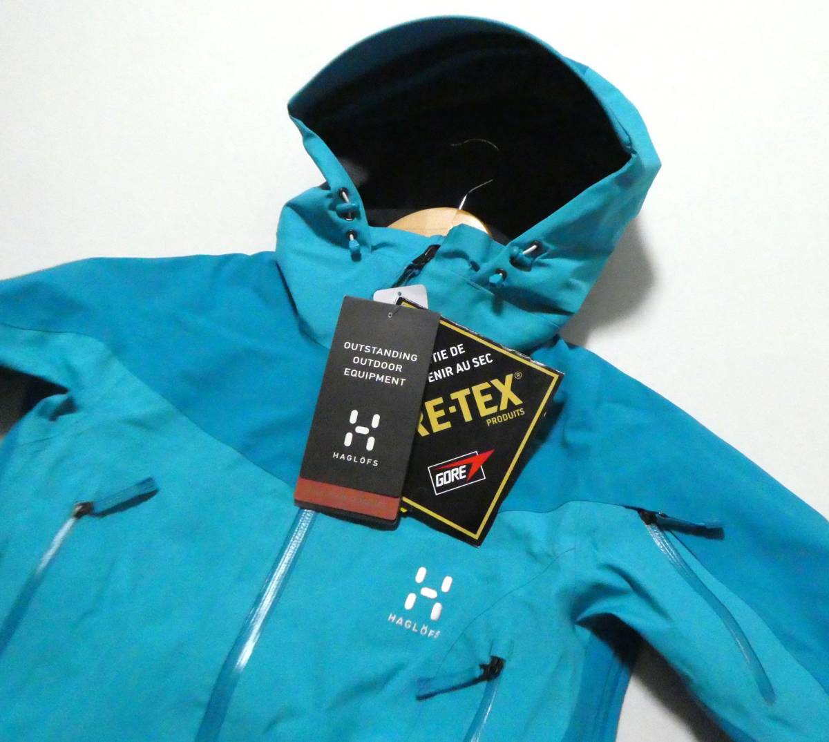 正規品 新品 HAGLOFS ホグロフス COULOIR IV Q JACKET クーロワール 4 Q ジャケット GORE-TEX ゴアテックス 3レイヤー XS 青 レディース_画像3