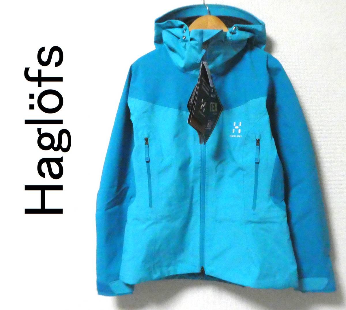 正規品 新品 HAGLOFS ホグロフス COULOIR IV Q JACKET クーロワール 4 Q ジャケット GORE-TEX ゴアテックス 3レイヤー XS 青 レディース_画像1