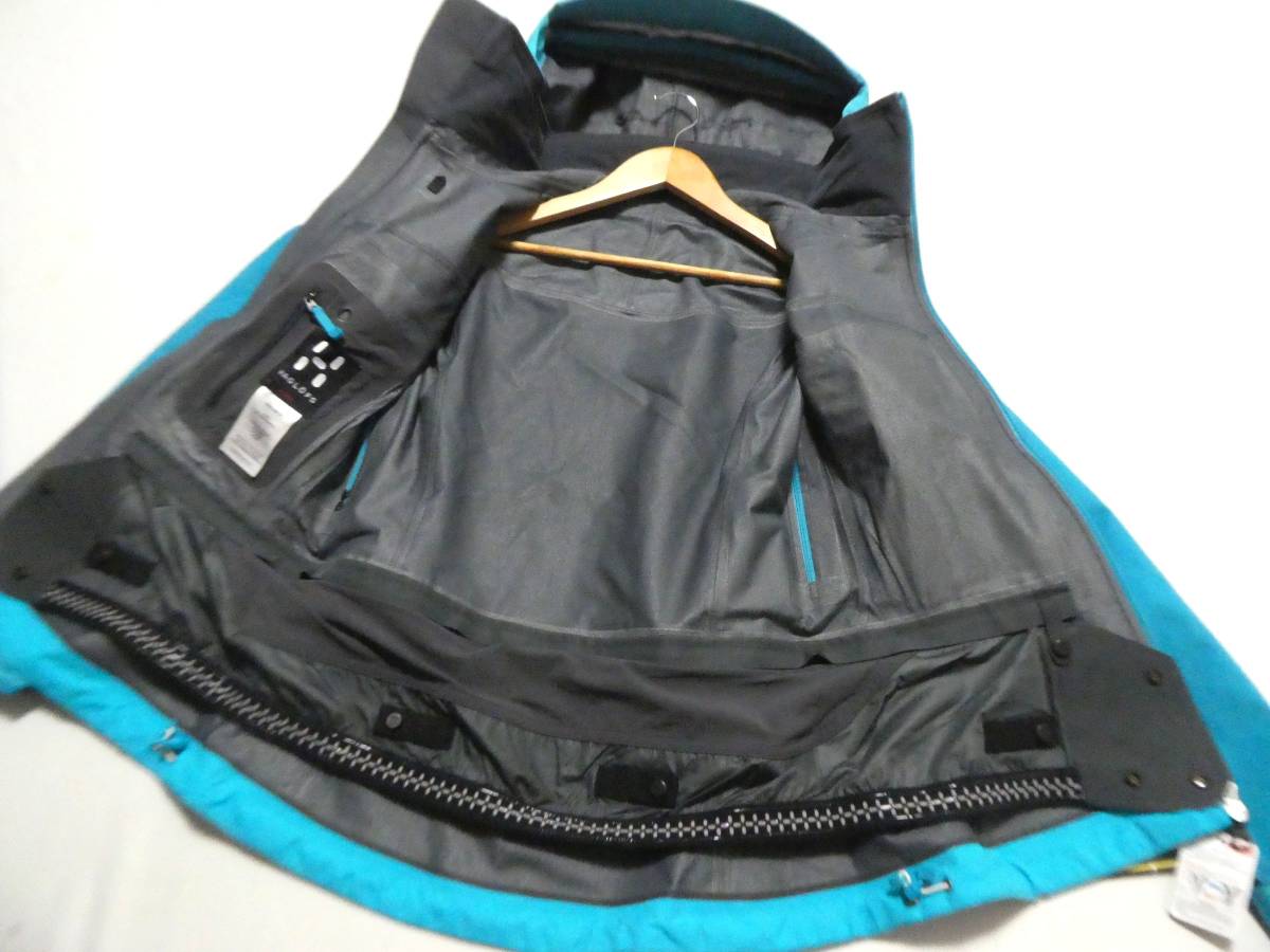 正規品 新品 HAGLOFS ホグロフス COULOIR IV Q JACKET クーロワール 4 Q ジャケット GORE-TEX ゴアテックス 3レイヤー XS 青 レディース_画像4