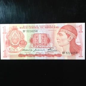 World Paper Money 【楽天1位】 Lempira《1980》 1 65％以上節約 HONDURAS