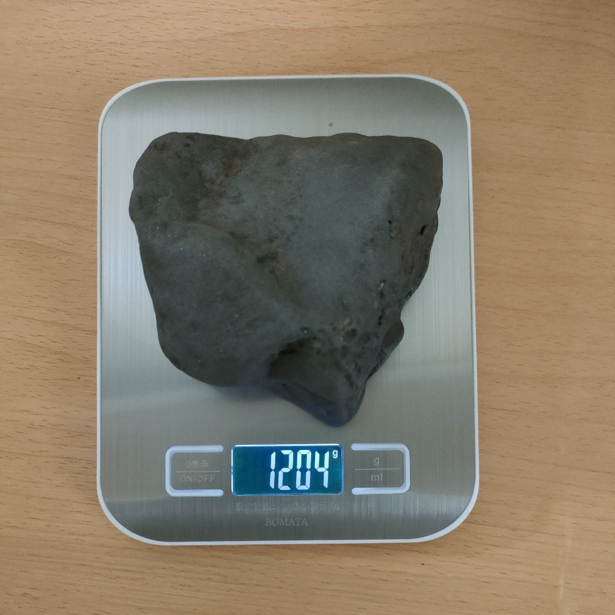 鉄隕石 磁石に付きます 1204g ロシア 鑑賞石 置物の画像6