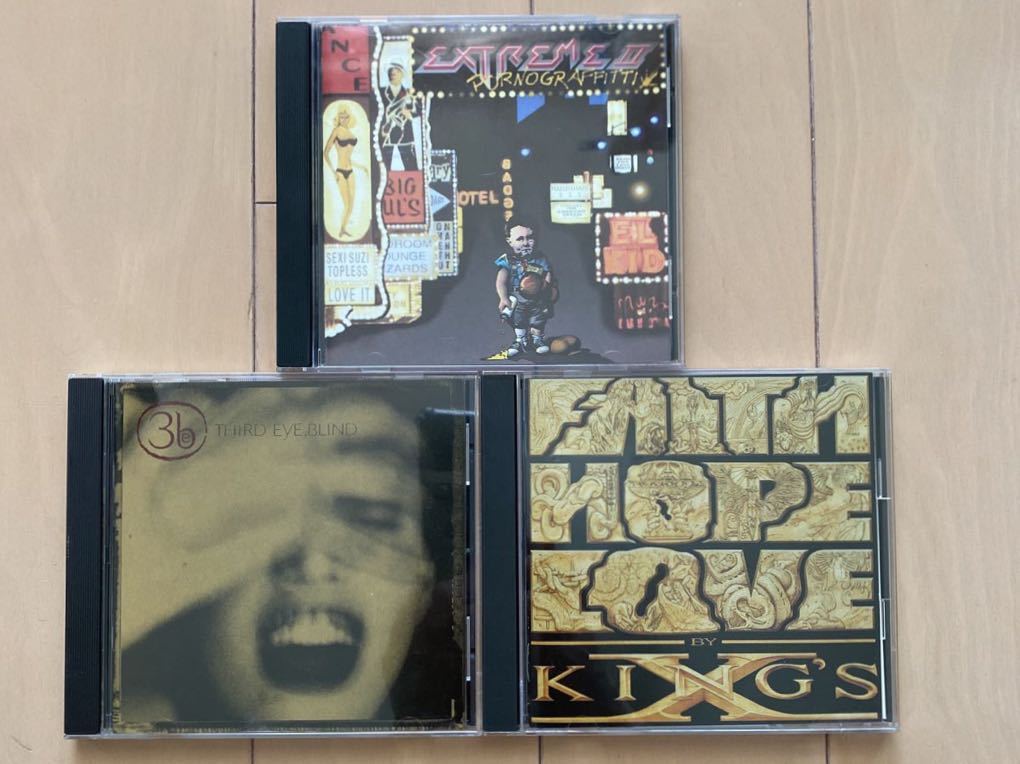 CD 3枚セット Extreme、Third Eye Blind、King's X