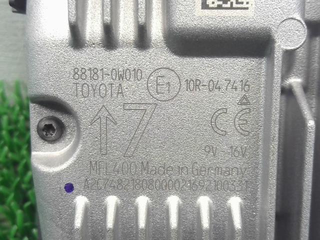 シエンタ DBA-NSP170G カメラ G 6人 5B6 S1 88181-52070 フロント SIT7_画像4