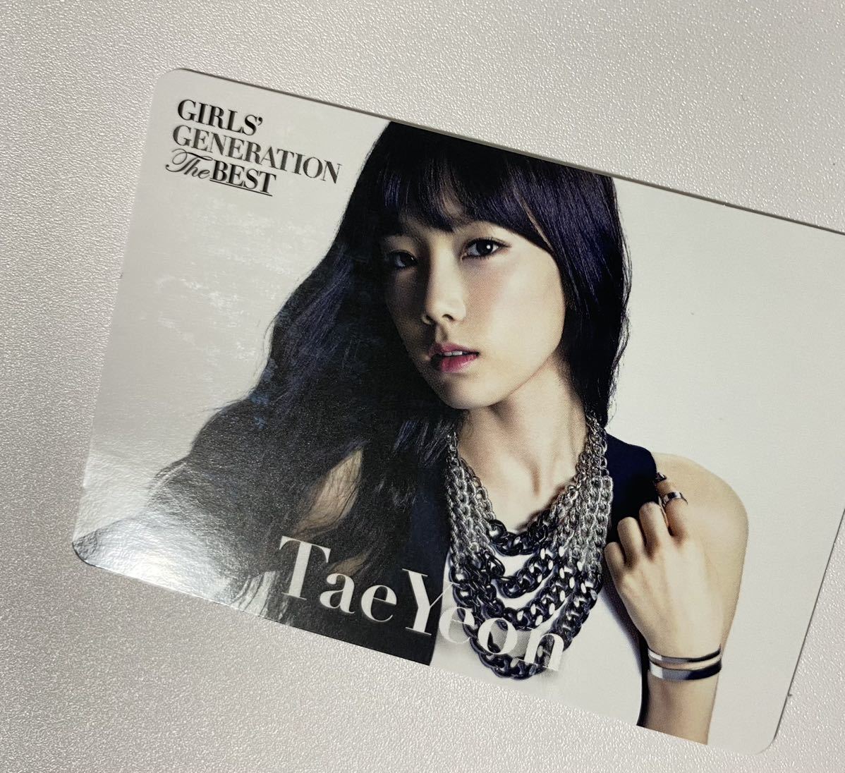 少女時代 テヨン THE BEST ミュージックカード MUSIC CARD トレカ TaeYeon Photocard Girls' Generation SNSD_画像7