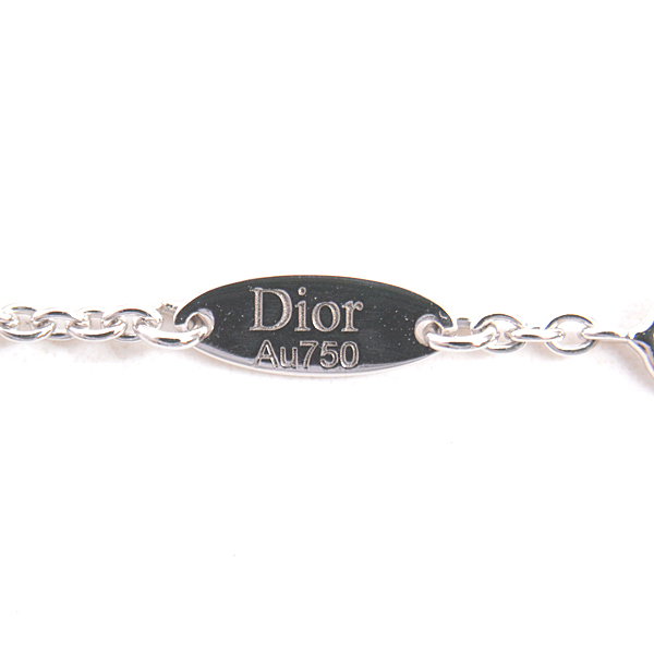 クリスチャンディオール ブレスレット レディース ローズデヴァン ダイヤモンド パヴェダイヤ ホワイトゴールド Christian Dior 750WG 中古_画像6