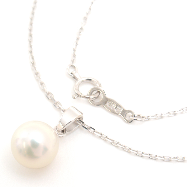 素晴らしい価格 ミキモト ネックレス 中古 K18WG MIKIMOTO ホワイト