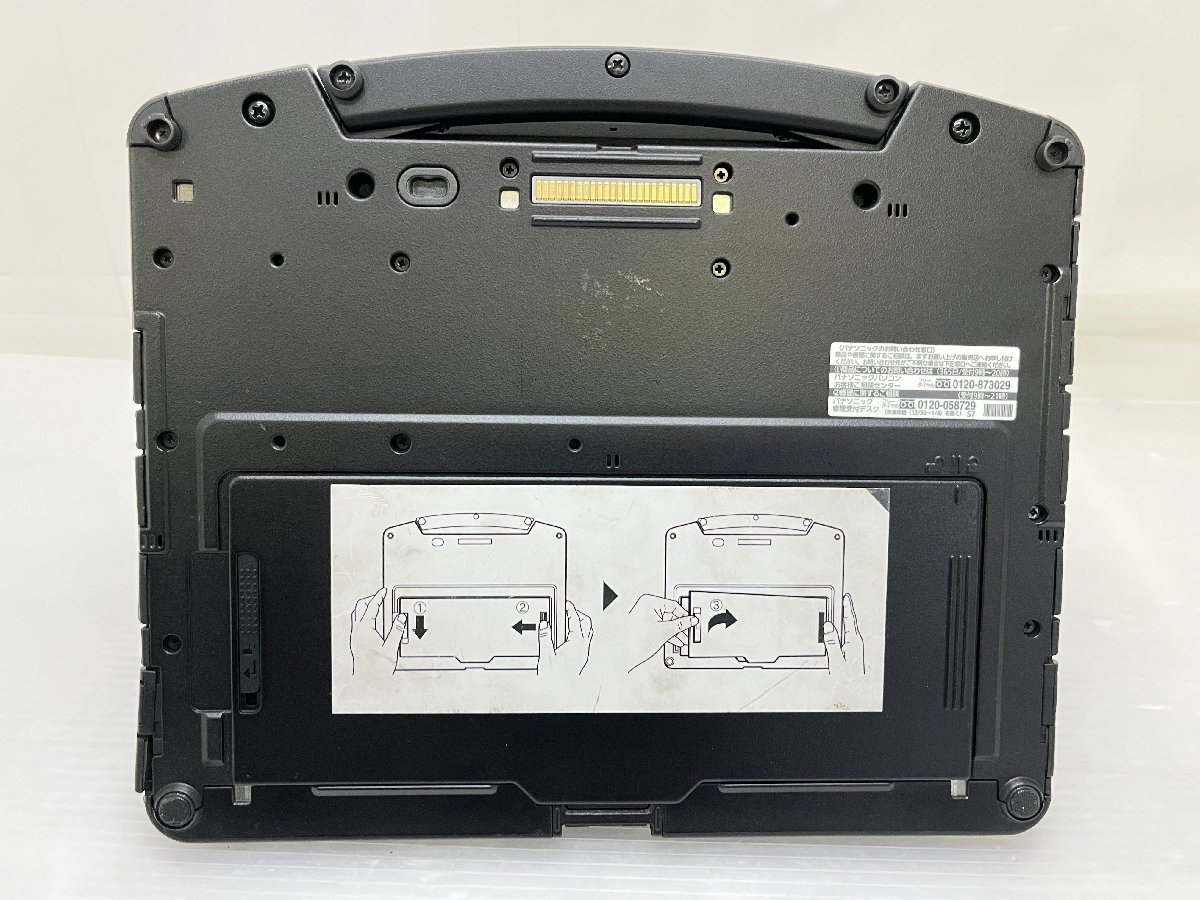 1円～ Windows11 タッチパネル【Panasonic TOUGHBOOK CF-20 CF-20A0385VJ】Core m5-6Y57 4GB M.2SSD128GB 10.1インチ T008111_画像7