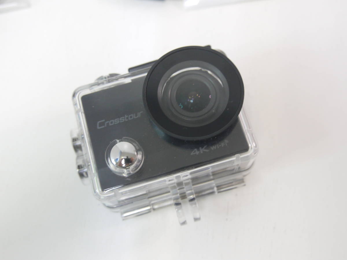 336 美品 Crosstour CT8500 アクションカメラ 4K wi-fi 箱/付属品付 クロスツアー の画像9