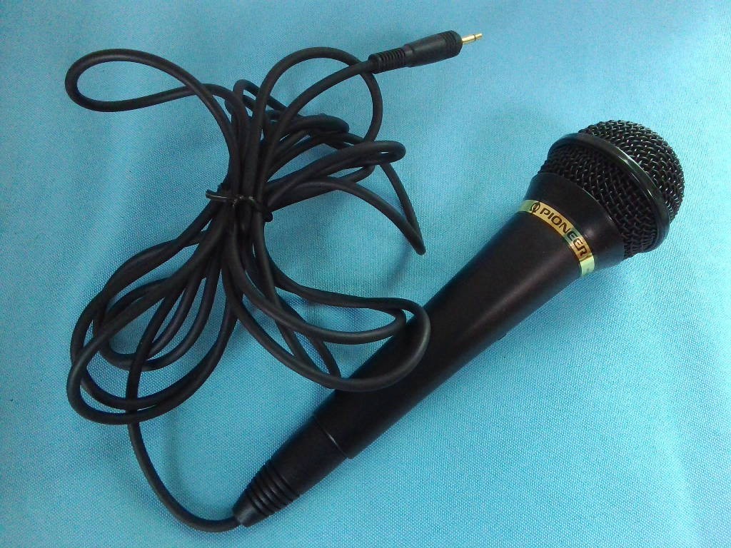  exterior beautiful goods *Pioneer Pioneer microphone electrodynamic microphone DM-02 * not yet verification! Junk 