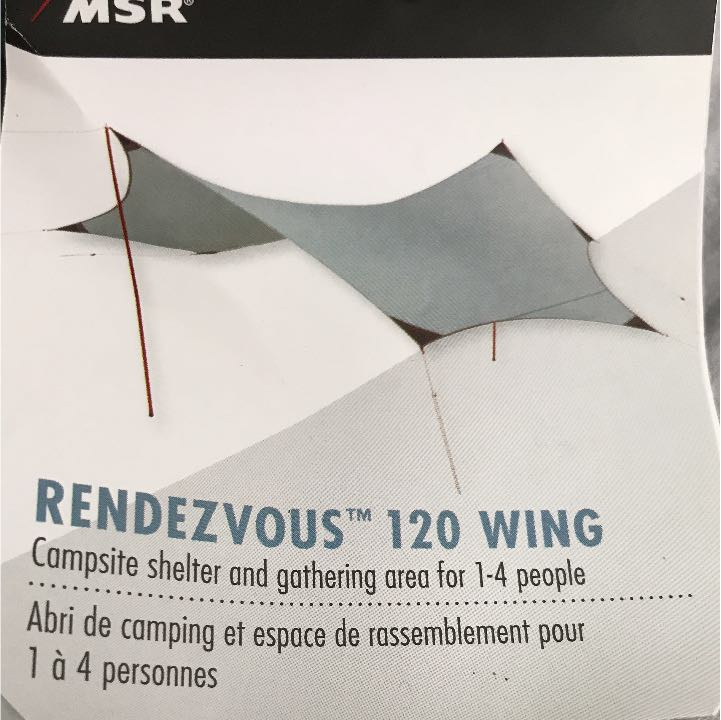 MSR Rendezvous Tarp 120rendez-vous 120 1-4人Tarp全新未使用的美國正版    原文:MSR ランデブー タープ 120rendez-vous 120 1-4人用タープ新品未使用 米国正規品