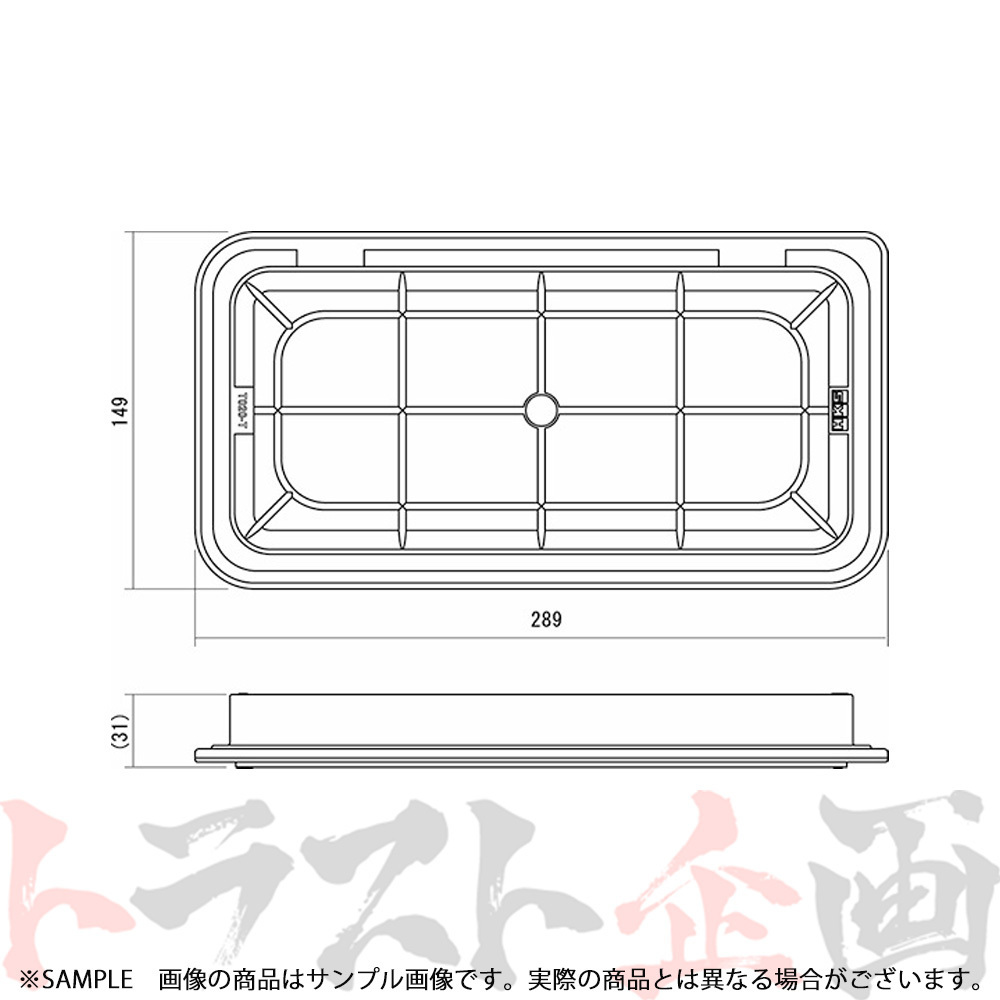 HKS スーパーエアフィルター ヴォルツ ZZE138 1ZZ-FE 70017-AT120 トヨタ (213182394_画像2