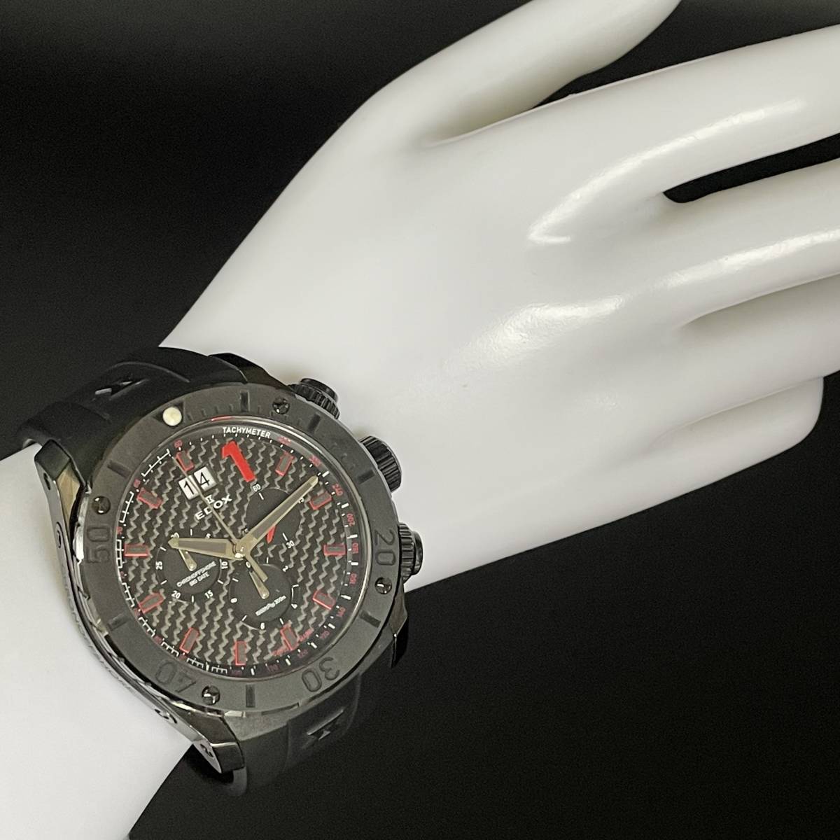 大人気】/エドックス/EDOX/10220 クロノオフショア1/44㎜/メンズ腕時計