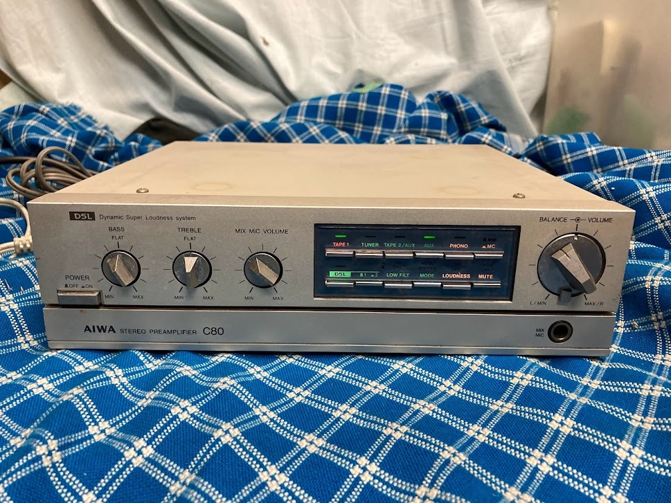 世界的に 【 15周年感謝セール S-C80 完動品 【3ヶ月保証】 AIWA