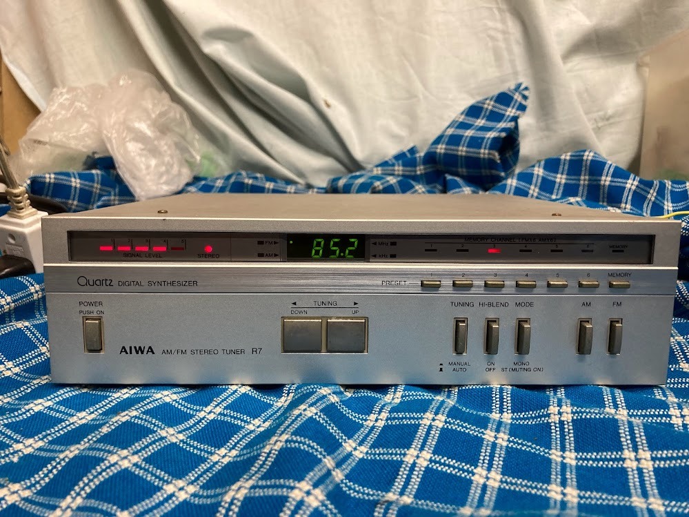 AIWA 　FM ,AM、訳あり チューナー　S-R7　カテゴリー　異なりますが　完動品　E　【3ヶ月保証】