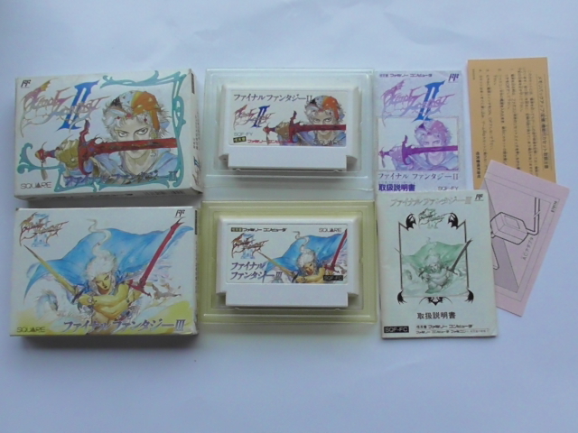 ファミコンソフト10本セット、ファイナルファンタジー2、3+FF1・2