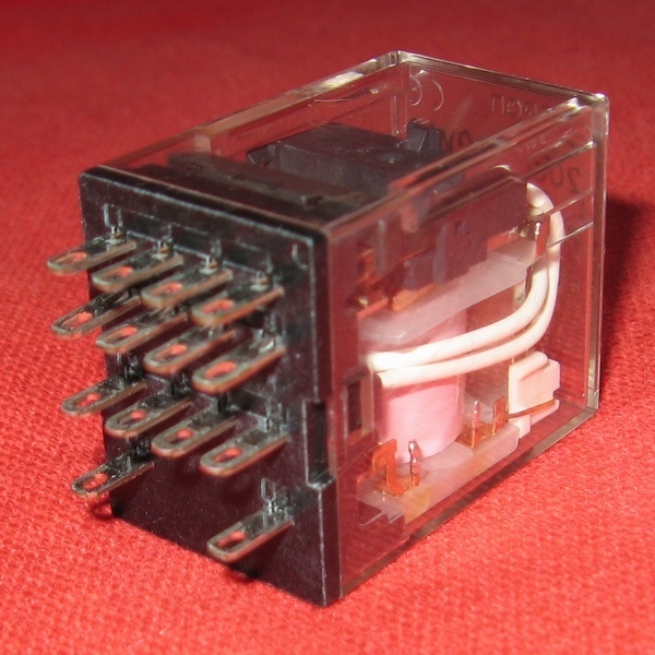 ROM4 OMRON Mini power relay [MY4N]AC200/220V( operation indicating lamp attaching )3A 4 contact NM