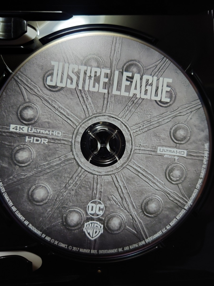 ジャスティス・リーグ 4K ULTRA HD のみ　DC スーパーマン　バットマン　ワンダーウーマン　アクアマン　サイボーグ