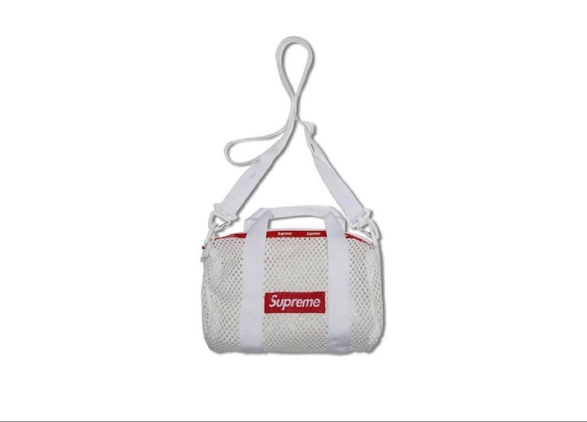 Supreme Mesh Duffle Bag White - SS16 - US