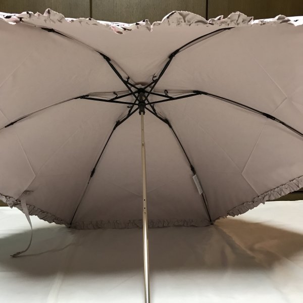 《新品》ケイト・スペード・Kate Spade／ 軽量晴雨兼用傘・折傘 折りたたみ傘【花柄・ピンク】一級遮光・UV・遮熱効果（クワトロガード_画像4