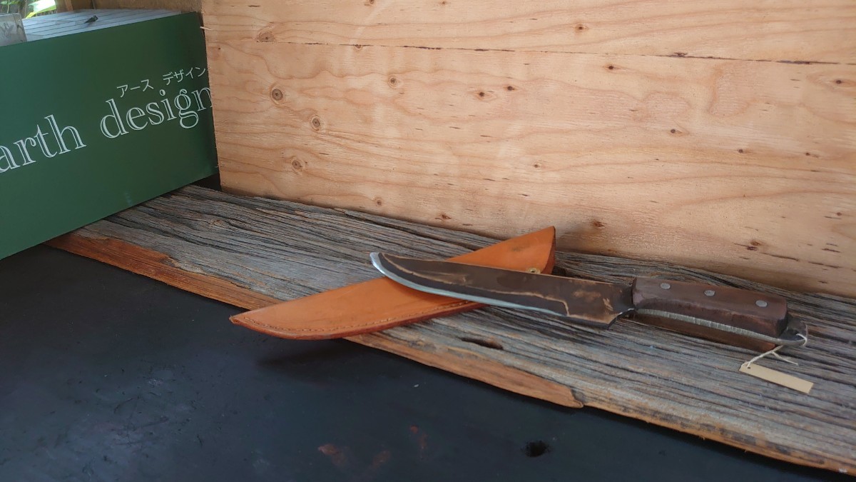 ナイフ ロケットストーブ D2鋼 ダイス鋼 バトニングナイフ キャンプ BBQ ハンドメイド