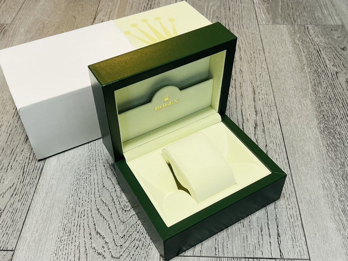 【正規/純正品】ROLEX ロレックス 空箱 BOX ケース 緑×グリーン 腕時計用 外カバー付属