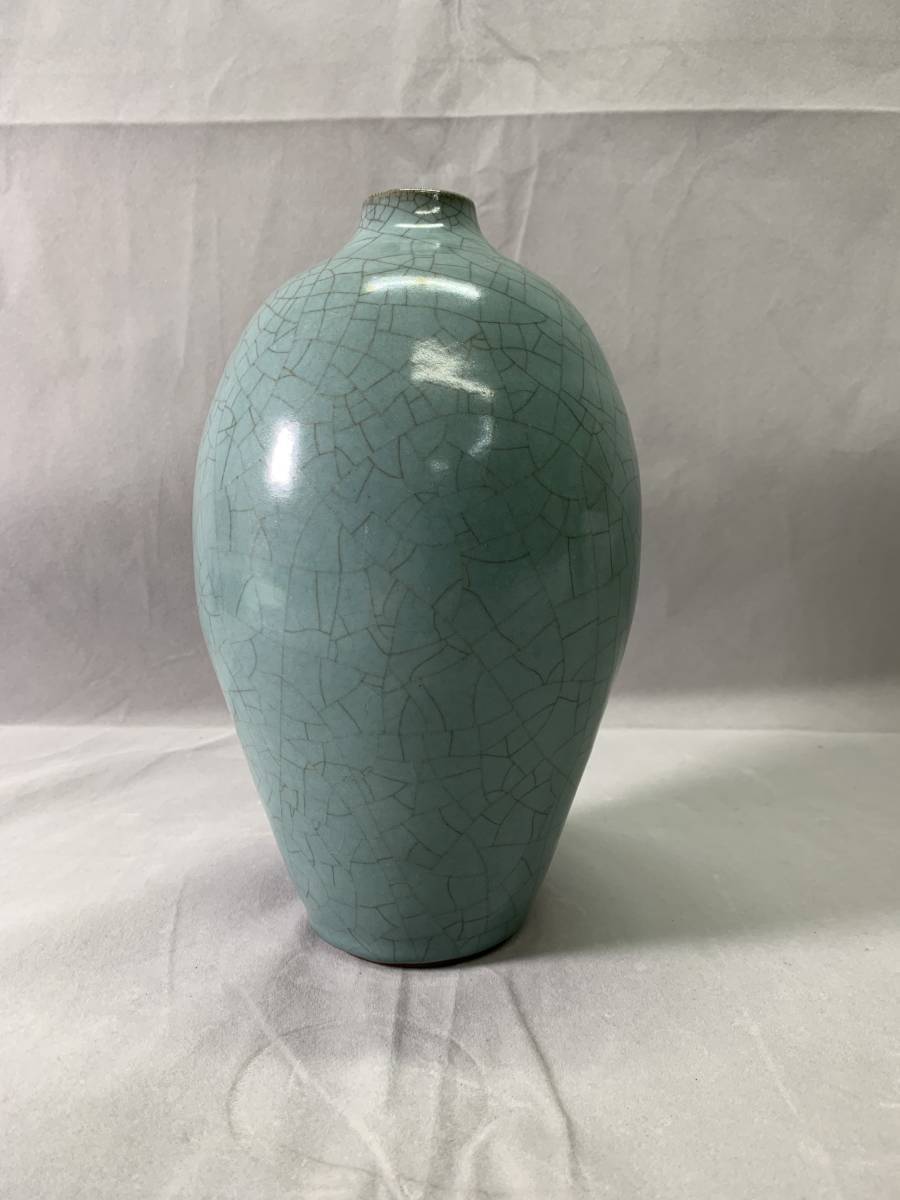大特価放出! 人間国宝 中島宏作 青磁 壺 花入 花瓶 - tanjinkod.rs