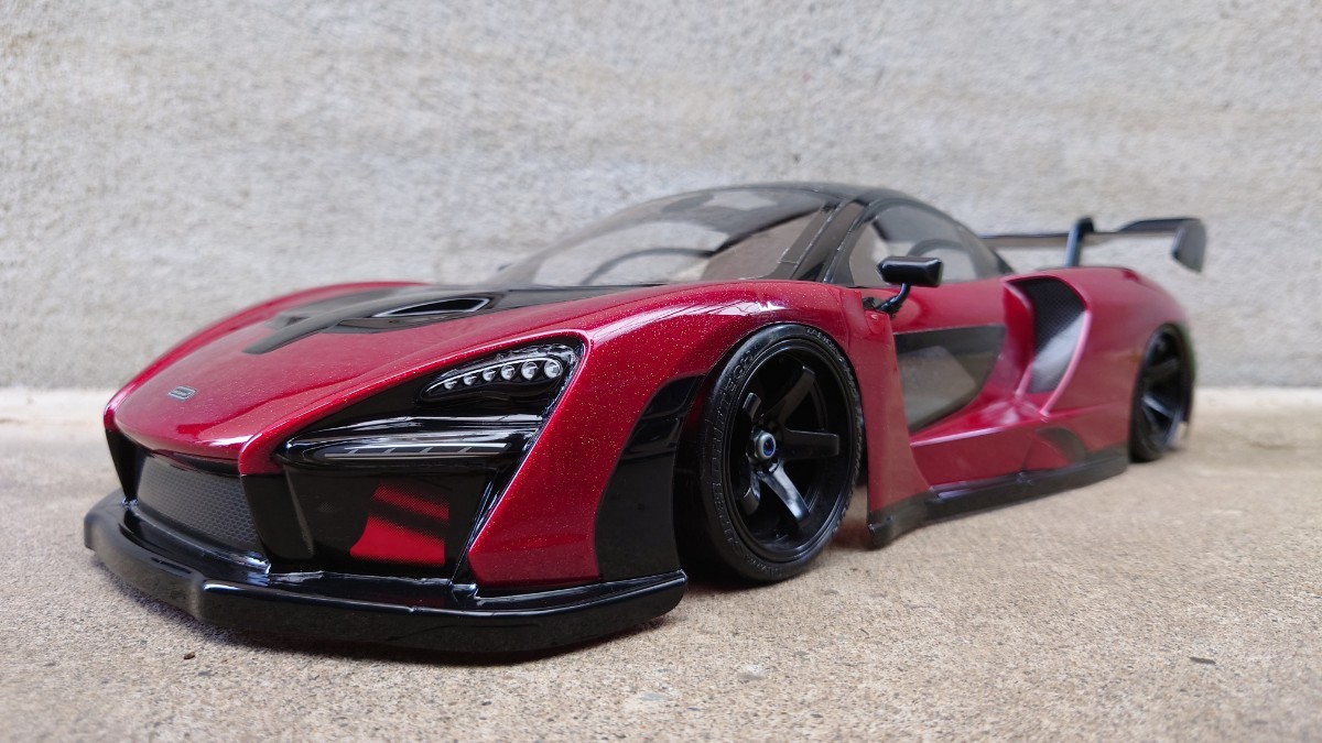 ☆1/10 RCボディ タミヤ マクラーレン・セナ レースボディ 未使用完成