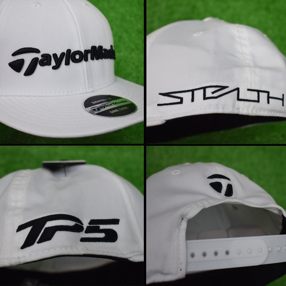  TaylorMade Golf flat tsuba колпак [ белый / черный ] новый товар!