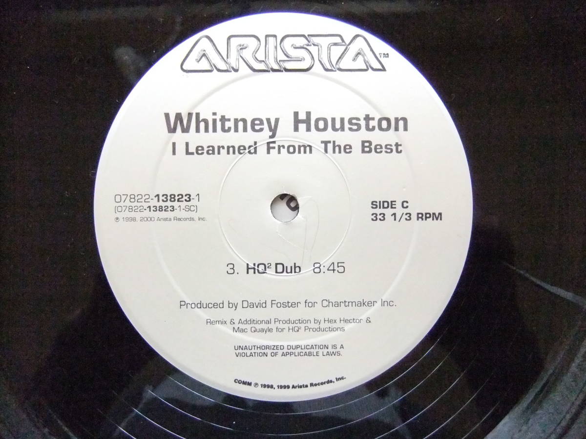 Whitney Houston / I Learned From The Best 2LP 07822-13823-1_画像5