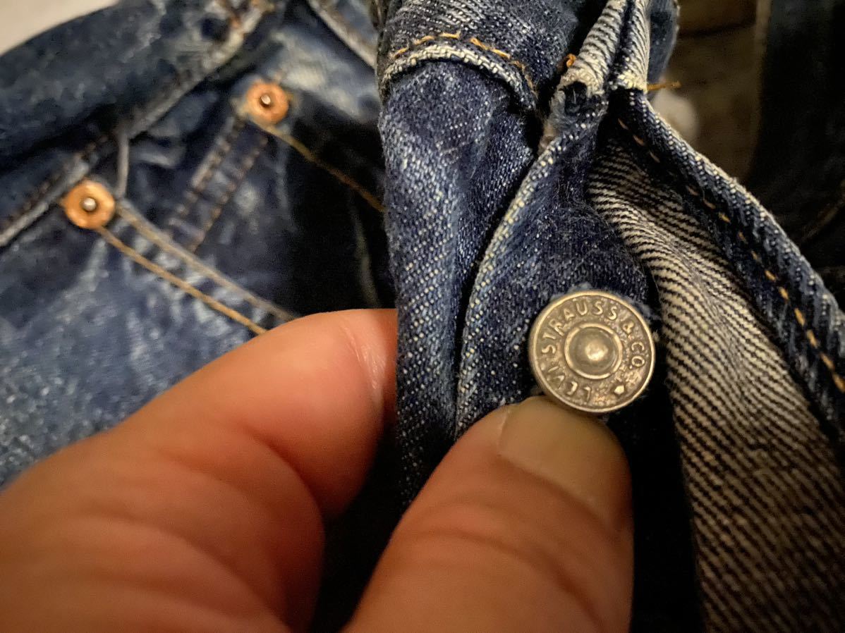 極上 濃紺 60s LEVI'S 501 BIGE Aタイプ W33 足長R ビンテージ
