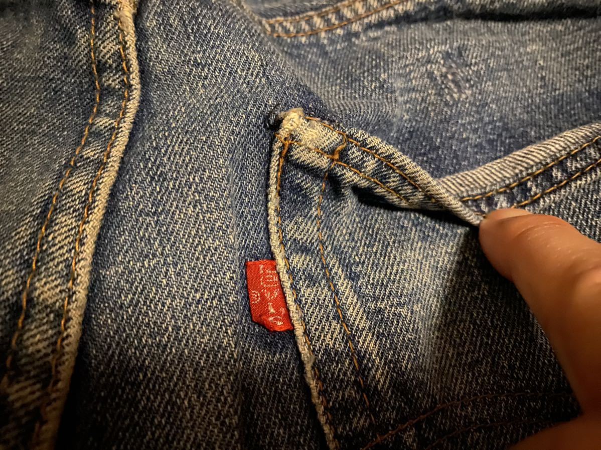 極上 濃紺 Levi's 501 66前期 W32 70s ビンテージ デニム リーバイス