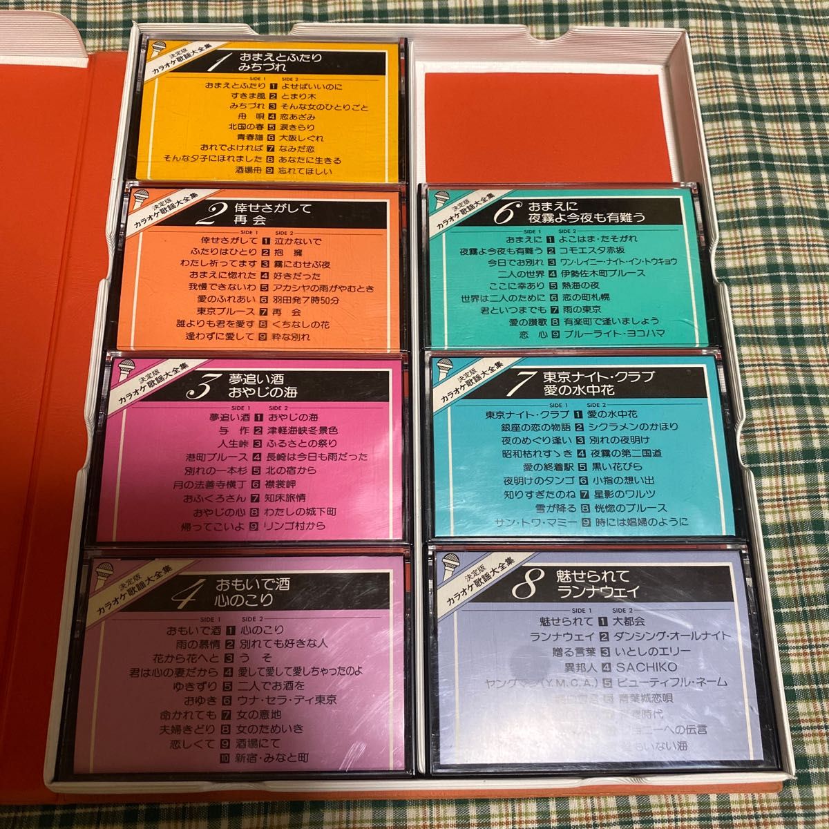 決定版 カラオケ歌謡大全集 カセットテープ 7本組