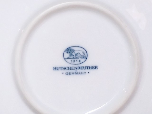 3QV売切！税無し☆フッチェンロイター★ブルーオニオン★ティーカップ＆ソーサー★HUTSCHENREUTHER★現状★現品限り★0609-2_画像9