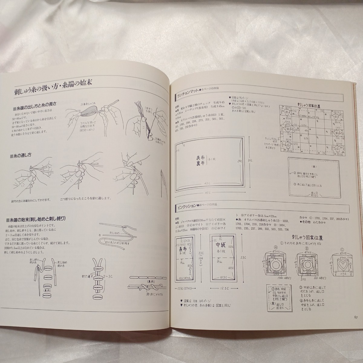 zaa-464♪クロスステッチ図案集 　日本ヴォーグ社【著者】 日本ヴォーグ社（1994/05発売）