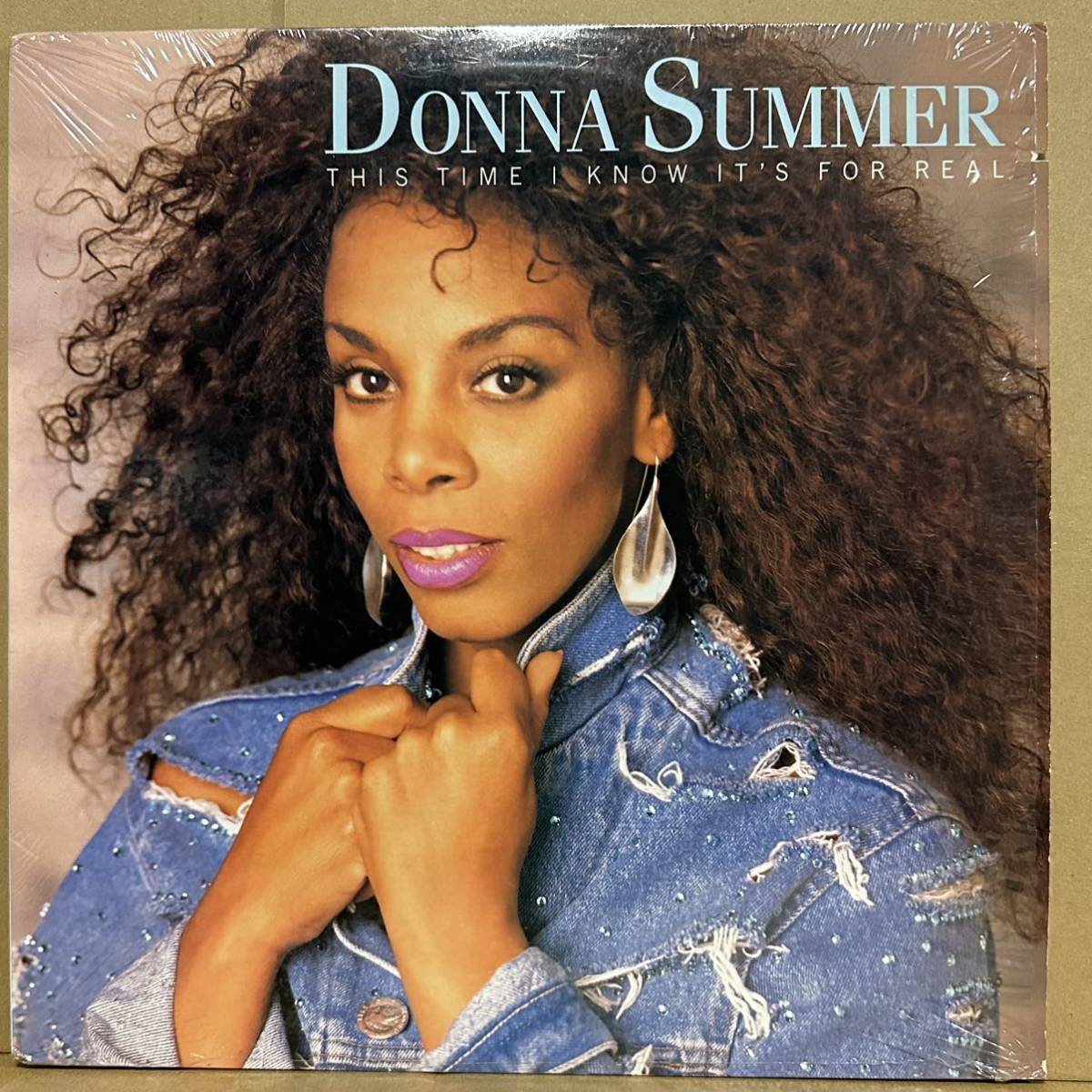 【12'】US盤 シュリンク付　DONNA SUMMER / THIS TIME I KNOW IT'S FOR REAL　※ レーベルの貼り間違えあり(人によっては稀少扱い)_画像1