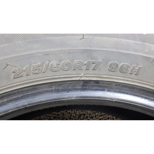 ブリヂストン REGNO/GRVⅡ 215/60R17 1本のみ☆2022年製 8分山 スタッドレスタイヤ◎中古 若干の段減り/溝に若干の傷あり/アルファード等に_画像10