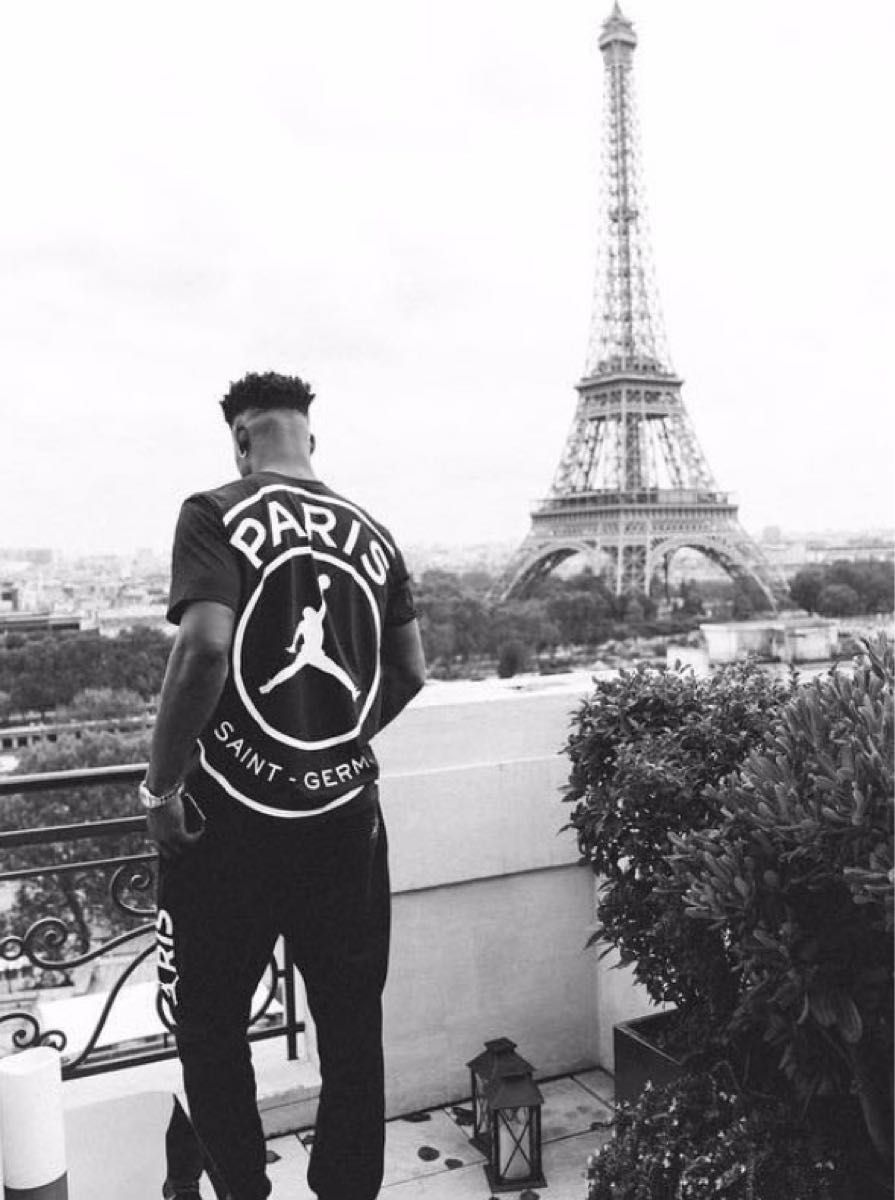 【新品希少Lサイズ】PSG ジョーダン 初期コラボロゴTシャツ NIKE パリサンジェルマン JORDAN