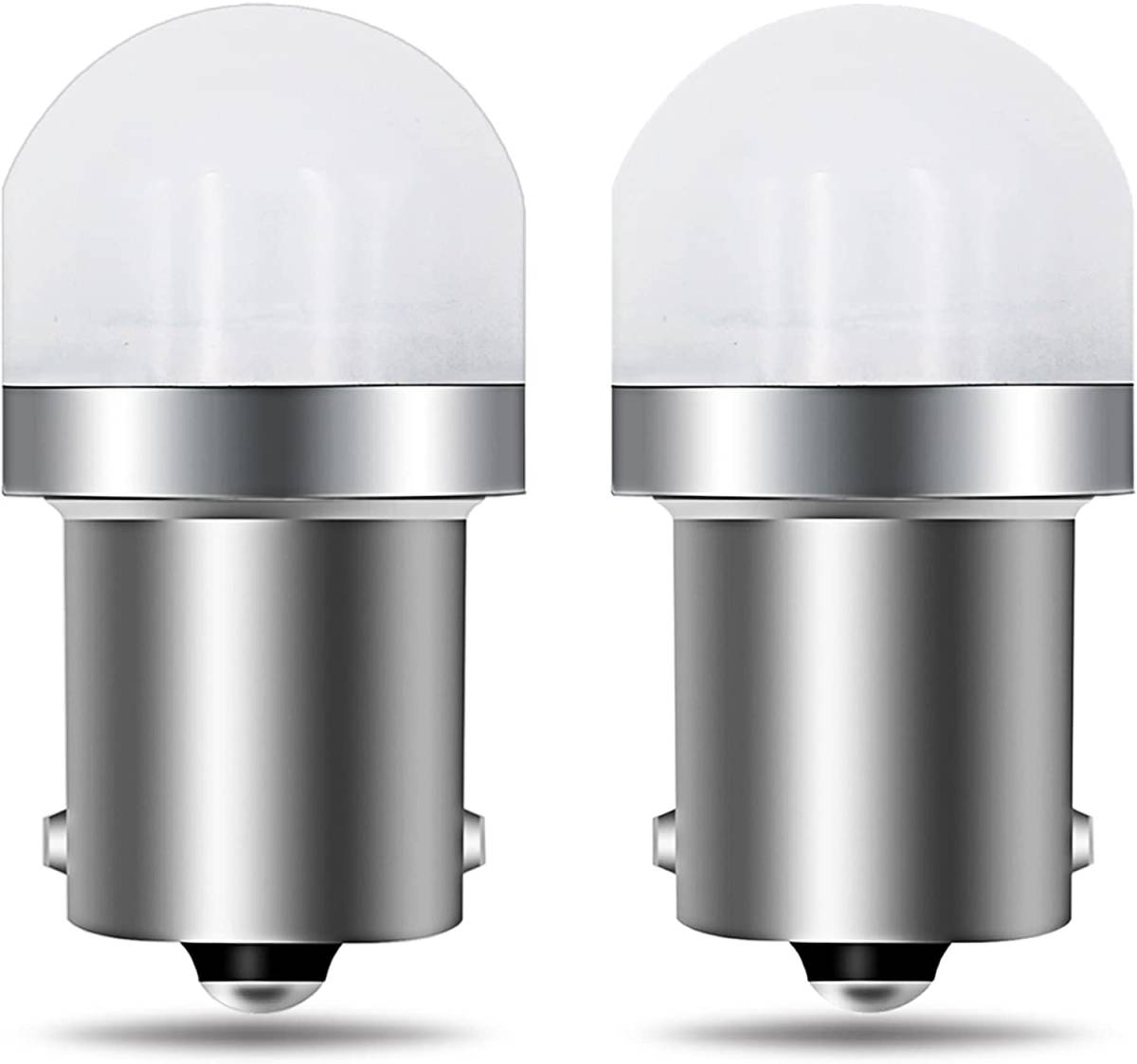 『送料無料』S25 シングル球 LED（P21W 1156 S25 G18 BA15S）ピン角180度 高輝　3030LED　10V-30V ランプ　ライト ホワイト 2個　白　TO　