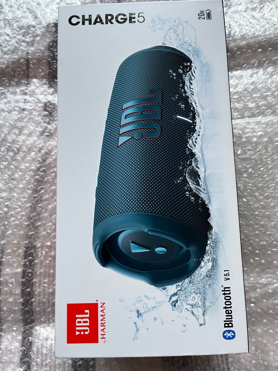 新品未開封】JBL Bluetoothスピーカー ブルー 防水 JBLCHARGE5BLU