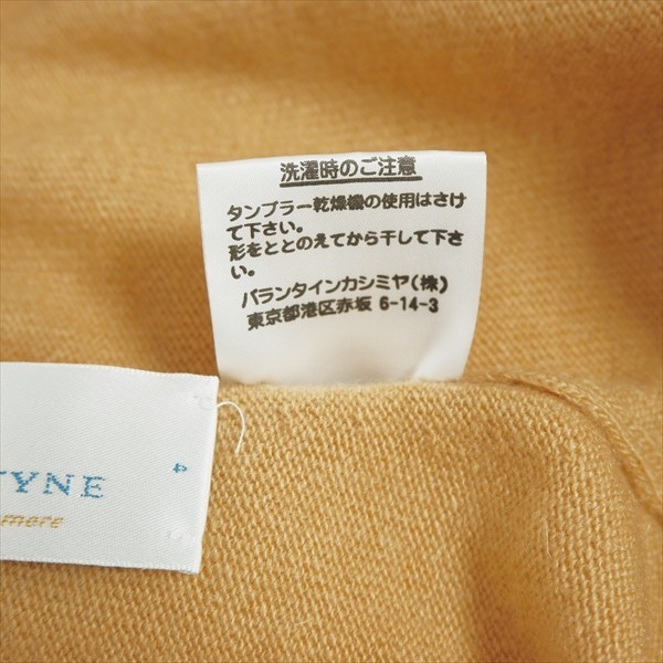 ◆新品 スコットランド製◆ BALLANTYNE バランタイン カシミヤ 100% 半袖 ニット セーター ベージュ キャメル レディース 4 XL　423305_画像9