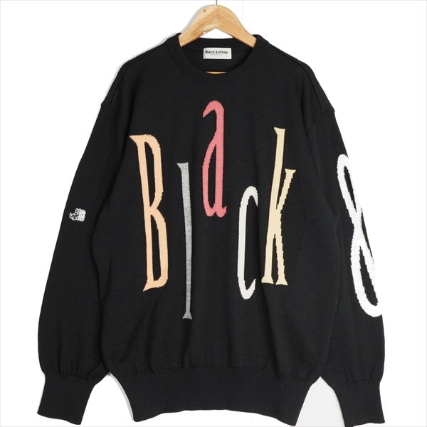 BLACKWHITE ブラックアンドホワイト ニット ゴルフセーター