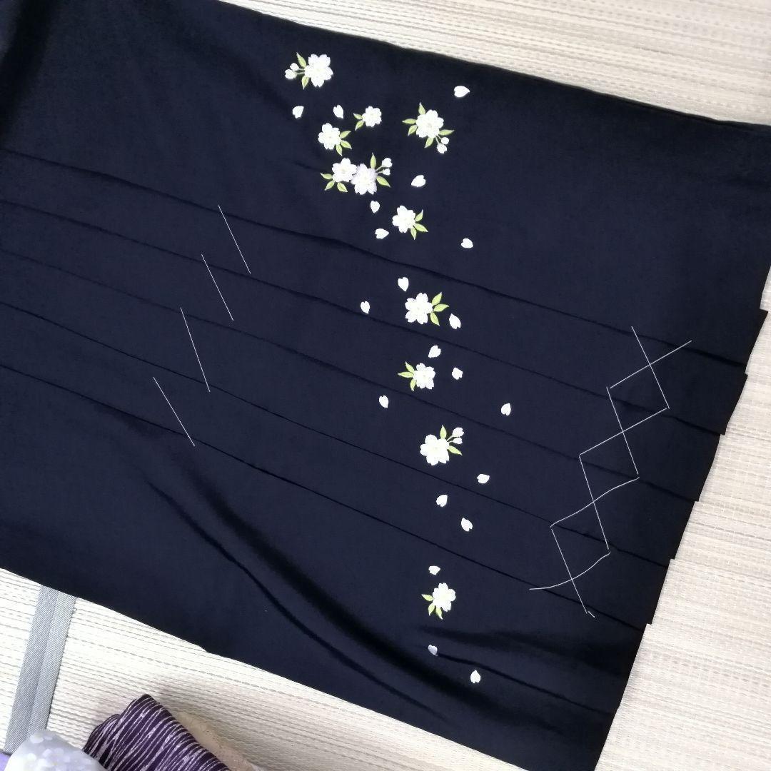 551刺繍袴　未使用品 桜_画像3