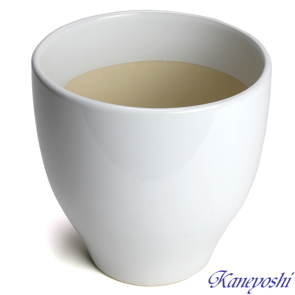 植木鉢 おしゃれ 安い 陶器 サイズ 17cm MGI-18 5.5号 ホワイト 室内 屋外 白 色_画像3