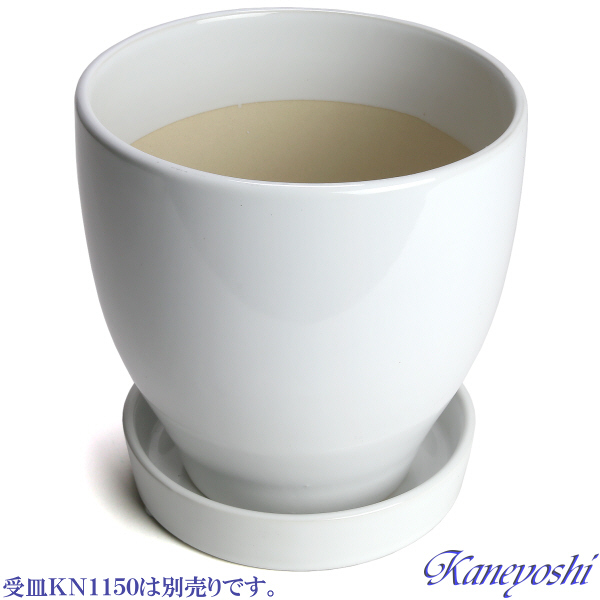 植木鉢 おしゃれ 安い 陶器 サイズ 17cm MGI-18 5.5号 ホワイト 室内 屋外 白 色_画像7