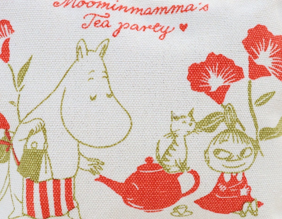 MOOMIN ムーミンと仲間たち ポーチ コスメポーチ グッディポーチ ティーパーティー★新品【メール便発送（全国一律 220円 税込】_画像4