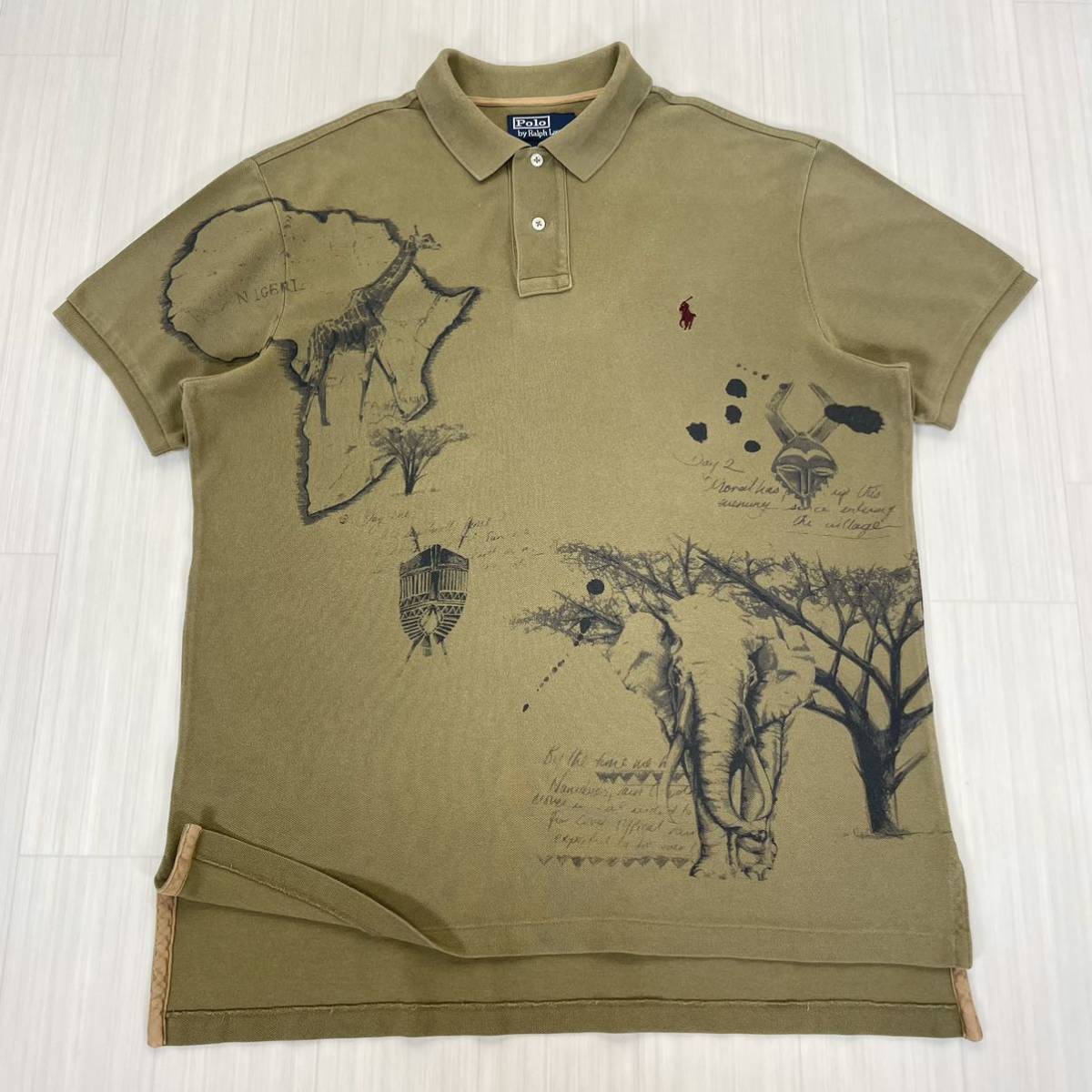 入手困難】【90s】ポロバイラルフローレン 刺繍ポニー キリン 像 入手困難】【90s】ポロバイラルフローレン 刺繍ポニー キリン 像