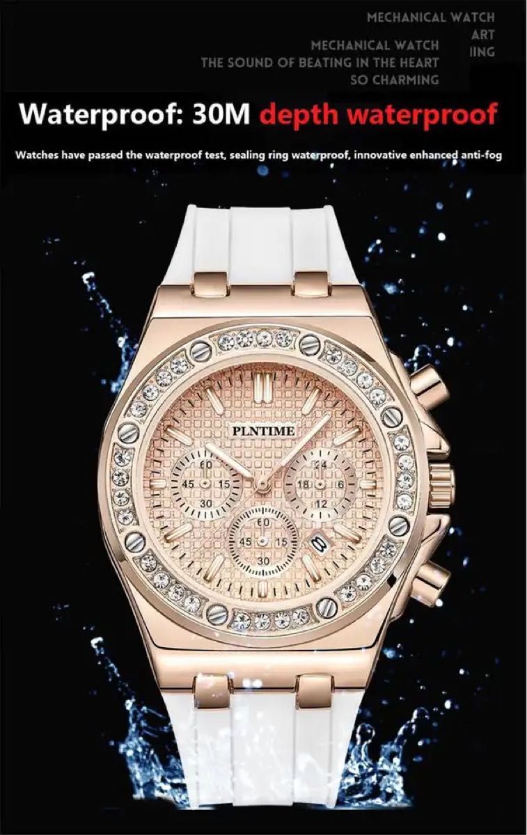 【日本未発売  アメリカ価格20,000円】PINTIME デイトナオマージュ 高級腕時計 ブランド腕時計