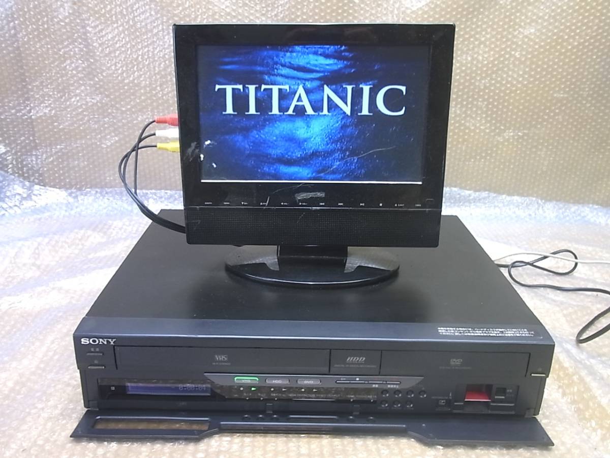 VHS一体型、DVD、HDDレコーダー　SONY RDZ-D60V_画像6