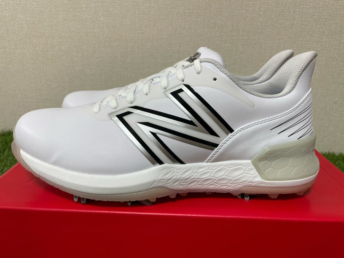 新品】ニューバランス ゴルフ スパイク 28.0 2E Fresh Foam X 2500 v3 S3 ホワイト シルバー new balance  UG2500s3【未使用】