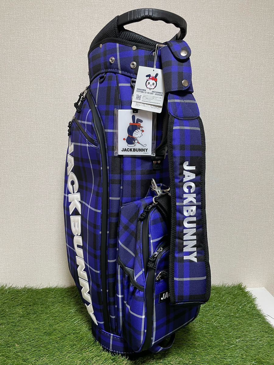 新品】ジャックバニー キャディバッグ ドラえもん タータン 新品】ジャックバニー キャディバッグ ドラえもん タータン